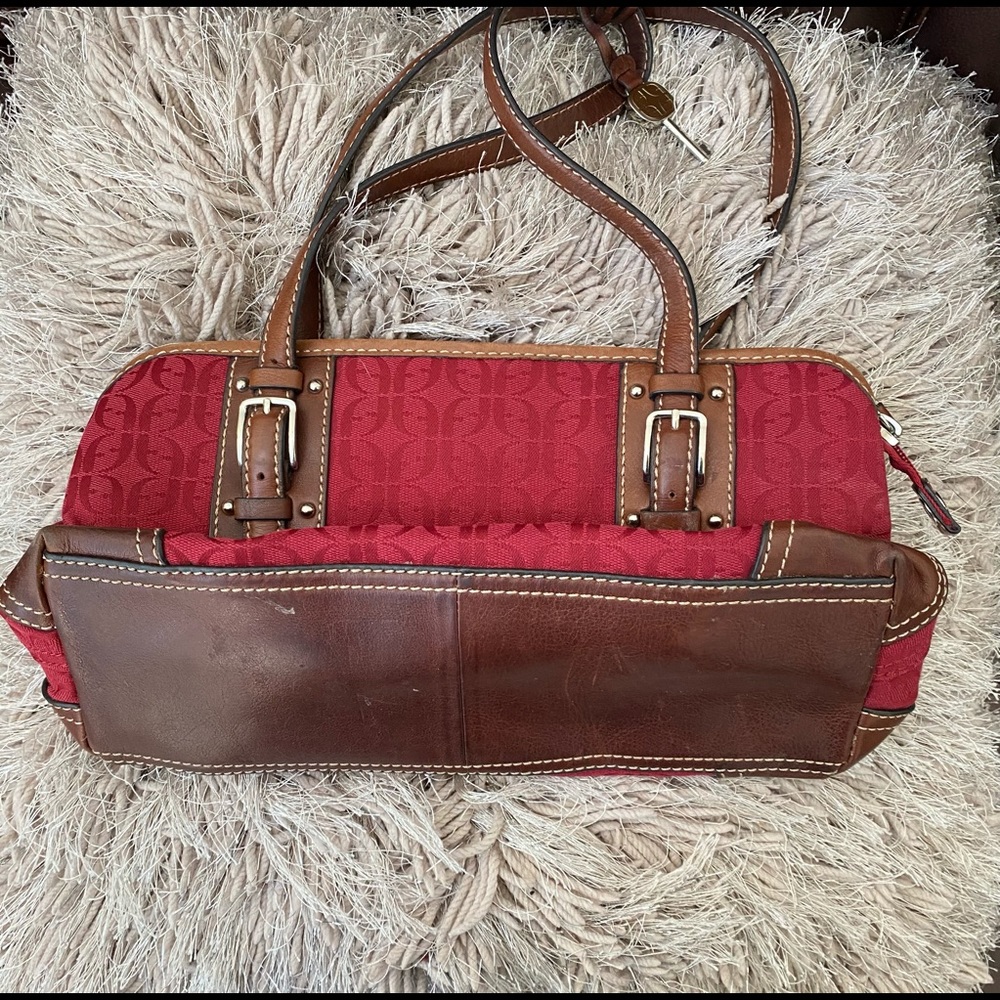Fossil Red/Brown Purse - Picture 4 of 6